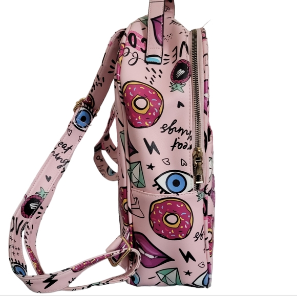 Mini Pink Design logo Backpack - Picture 3 of 8